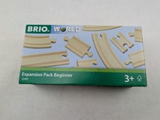 BRIO World 33401 Beginner Expansion Pack 11 Wooden Train Tracks for Kids