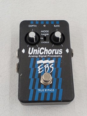 EBS Unichorus Chorus Flanger Pitch Modulation Guitar Effect Pedal Used