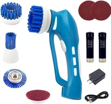 Electric Scrubber Power Cordless, Portable 360 Handheld Washing Cleaning Machine