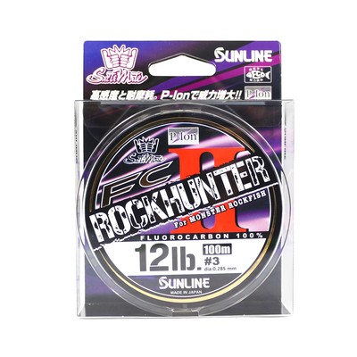 Sunline Fluorocarbon Leader Rock Hunter II 100m 12lb 0.285mm (9093)