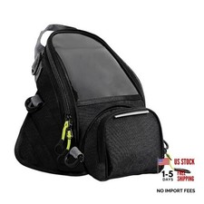 Motorcycle Tank Bag with Waterproof Touch Screen Phone Pouch, Oxford Cloth,