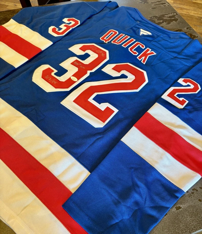 ФУТБОЛКА С БЫСТРОЙ ПОДПИСЬЮ НЬЮ-ЙОРК РЕЙНДЖЕРС ДЖОНАТАН С НАДПИСЯМИ С СЕРТИФИКАТОМ JSA!!! - Изображение 2 из 3