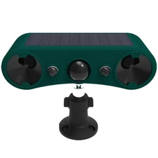 Solar Indoor&Outdoor Motion Sensor Alarm,Ultrasonic,2*130db Loud Siren Noise ...