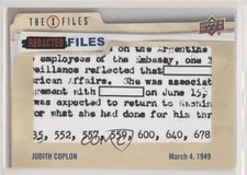 2019 Upper Deck The X-Files: UFOs & Aliens Edition Redacted Files Level One 0e3