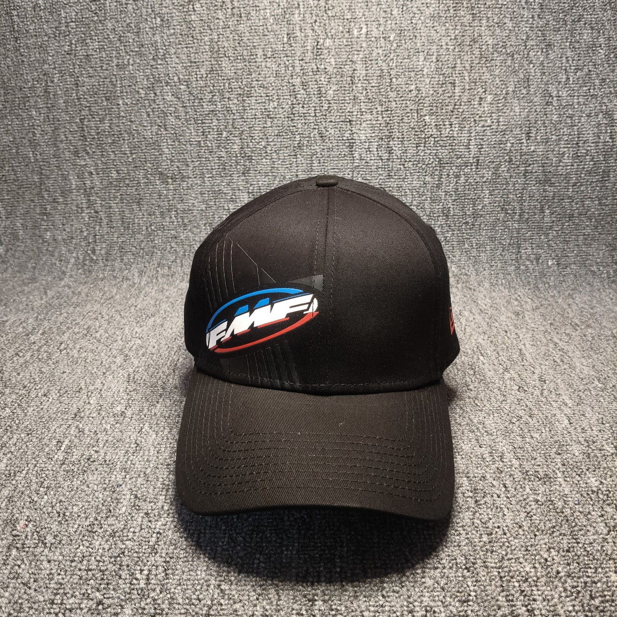 New Era FMF 39THIRTY Black Stretch Fit Baseball Cap Hat J872