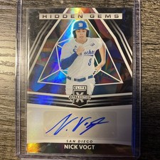 2022 Elite Extra Edition Nick Vogt (#HG-NV) Hidden Gems AUTO