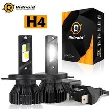 H4 9003 LED Headlight Bulb Conversion Kit High Low Dual Beam 6000K White 88000LM