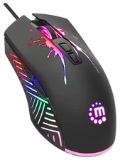 RGB LED Wired USB Gaming Mouse 190121 7200 DPI Ergonomic with 7 Buttons