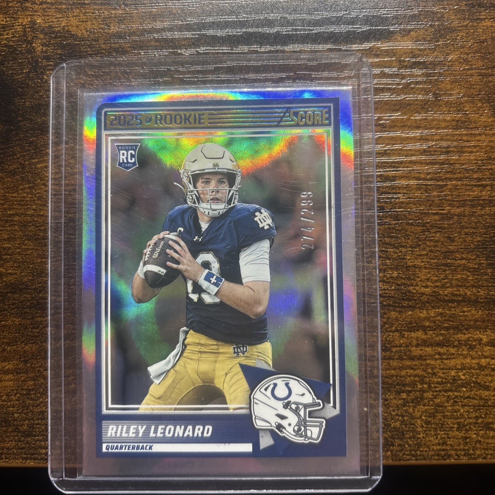 2025 Score - Rookies Riley Leonard #9 Circular /299 (RC)