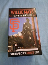 RARE SGA San Francisco Giants 2011 Willie Mays 80th Birthday Statue Bobblehead