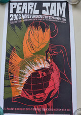 Pearl Jam Poster 2006 North American Tour CCPA Benefit Concert