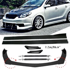 Front Bumper Lip Spoiler Splitter Car Body Rear For Toyota Matrix 2003-2022