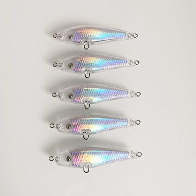Road Runner Bait 3D Inner Laser Slow Sinking 7g Pencil Bait Blank Body For Easy