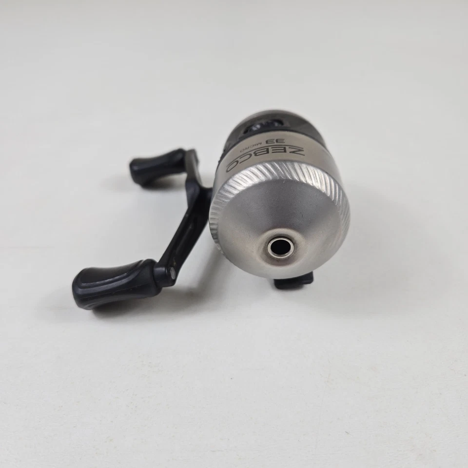 Zebco 33 Spincast Fishing Reel Left or Right Handed Ultralight Freshwater Used - Image 2 of 4