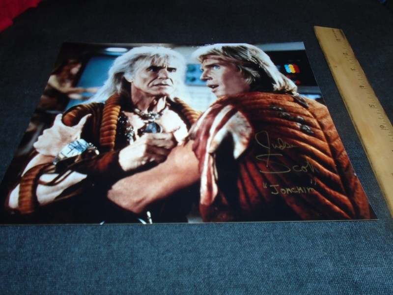 Judson Scott STAR TREK Wrath of Khan AUTOGRAPHED Photo 10 x 8 Joachim Sobi Rekar