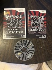 Nintendo Wii Game Rock Band Track Pack Classic Rock CIB Complete In Box 