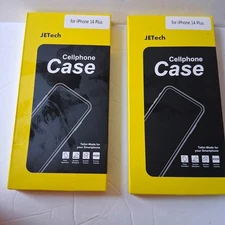 JETech Slim Fit Cell Phone Case iPhone 14 Protector Lot Of 2