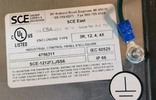 (NIB) SCE-1212ELJSS6 Saginaw Control & Engineering  Nema 4x 316SS 12"x12"x6"