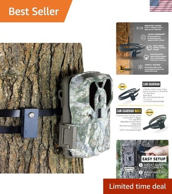 Guardian Trail Camera Lock - 48'' Heavy-Duty Security Strap for Theft Prevention