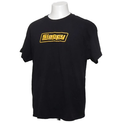Slappy, T-shirt, Größe: XL, Schwarz, Baumwolle, Print, Herren #pqE