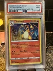 Pokemon TCG Charizard Holo 025/185 SWSH Vivid Voltage Cracked Ice PSA 9