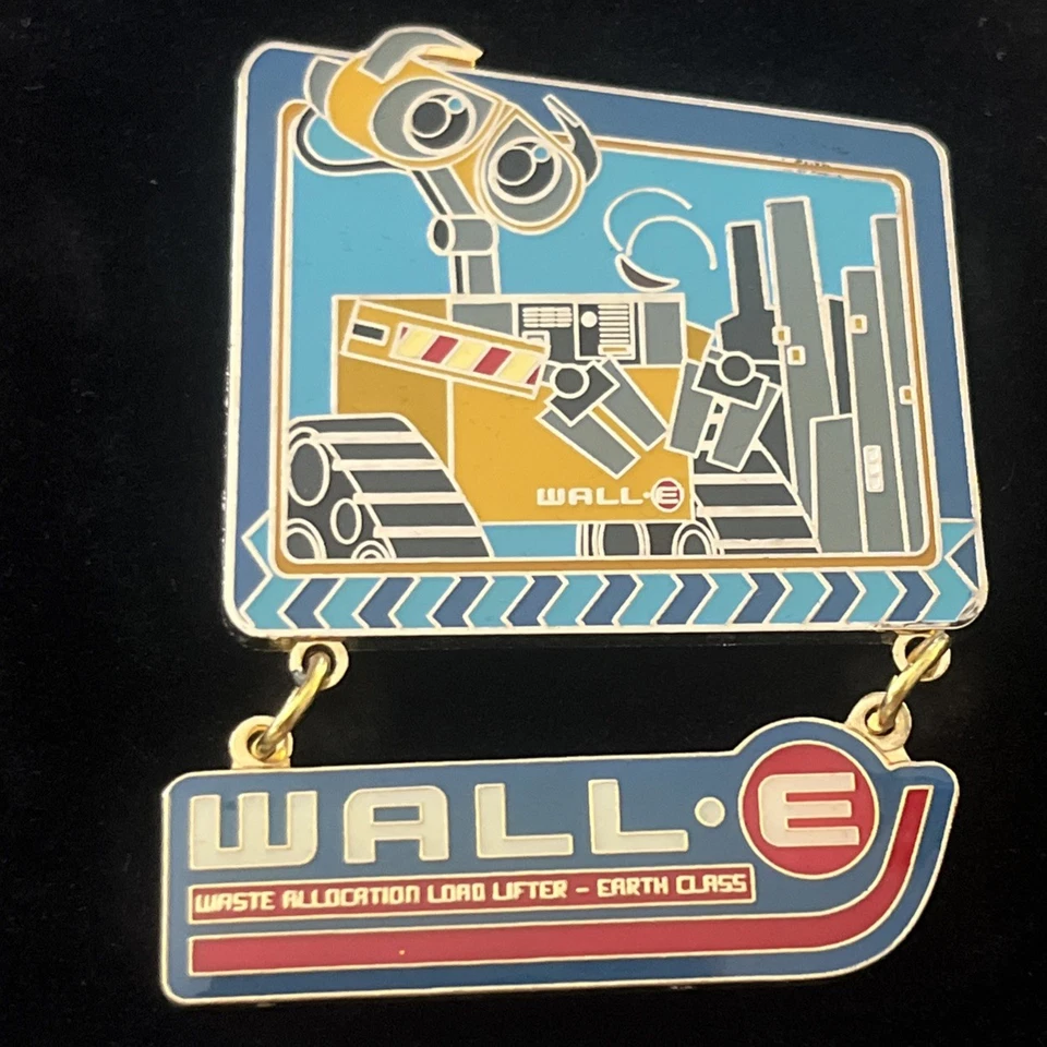 Disney Shopping Wall-E Asignación de Residuos Elevador de Carga Colgador LE 250 Prendedor 2010 Foto 2 de 3