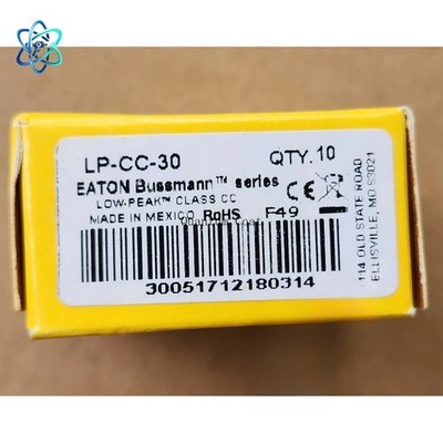 10PCS BUSSMANN LP-CC-30 LPCC30 30A 600V Time-delay Fuse USA Fast Delivery USA