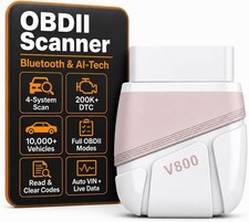 OBD2 Scanner, Bluetooth AI Diagnostic Tool for Engine AT ABS SRS  Auto VIN for