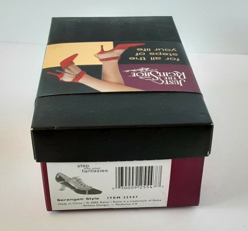 RARE Just The Right Shoe by Raine "SERENGETI STYLE" - NIB - Picture 9 of 10