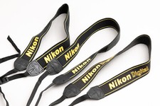 FedEx   Mint 3 Nikon Black Yellow Camera Shoulder / Neck Straps From Japan