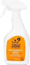 Wags & Wiggles No Marking Deterrent Training Spray for Dogs - Indoor Dog Pee Rep