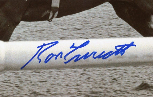 RON TURCOTTE Signed 8x10 BELMONT STAKES Photo -Triple Crown Secretariat- JSA - Picture 2 of 4