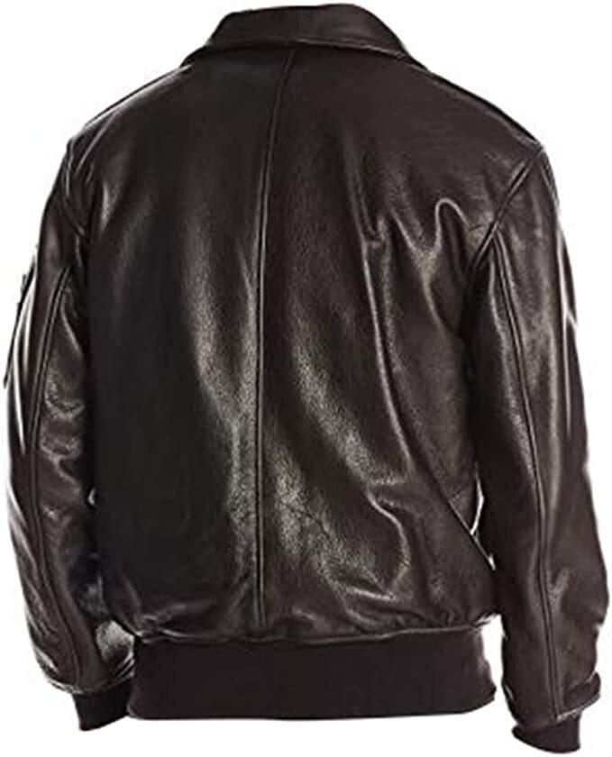 Men's WW2 B-15 Air Force Flight Bomber Leather Jacket | eBay