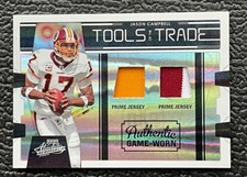 🔥JASON CAMPBELL 2009 TOTT SPECTRUM BLACK PRIME GAME USED 3 COLOR JERSEY /50!🔥