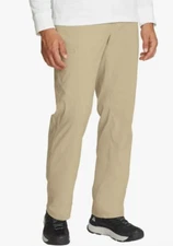 NEW Eddie Bauer Mens 32x30 Rainier Tech Cargo Pants Beige Stretch Nylon/Spandex