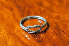 925 Sterling Silver Knot Women's Ring