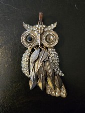 Owl Pendant 3x1.5"