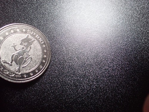 Pokemon Karte Meiji Promo Battle Coin Silver Mewtwo #5020 PLAY - Bild 3 von 15