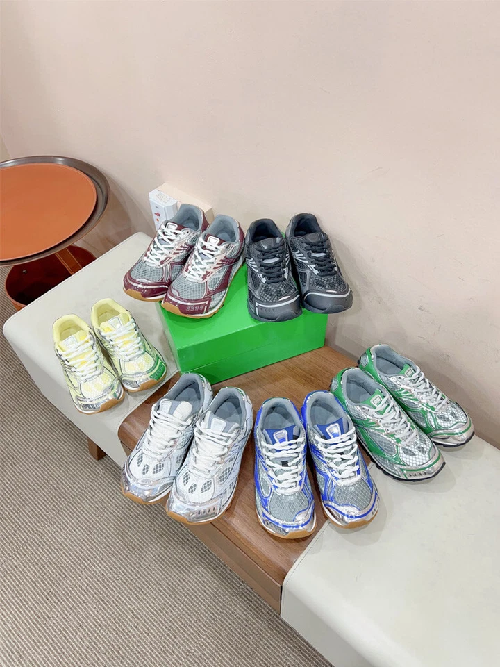 Zapatos de plataforma informales plateados para hombre NUEVOS zapatos Foto 3 de 4