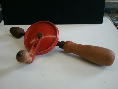Vintage antiker Eierschläger Handbohrer - Made in USA