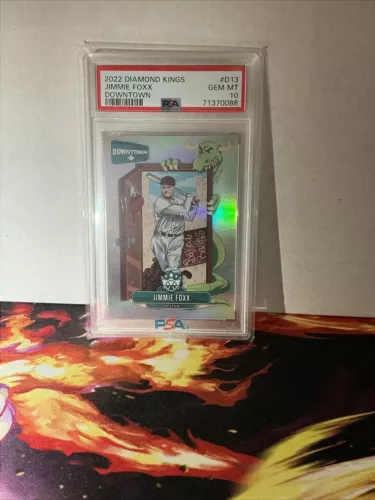 2022 PANINI DIAMOND KINGS #D13 JIMMIE FOXX DOWNTOWN PSA 10