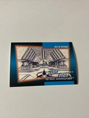 1992 Impel Star Trek Next Generation #85 Art And Design