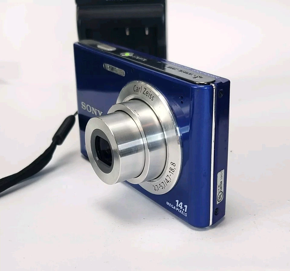 Sony Cyber-shot DSC-W330 14.1MP Digital Camera Electric Blue Tested Working Unit - Image 2 of 4