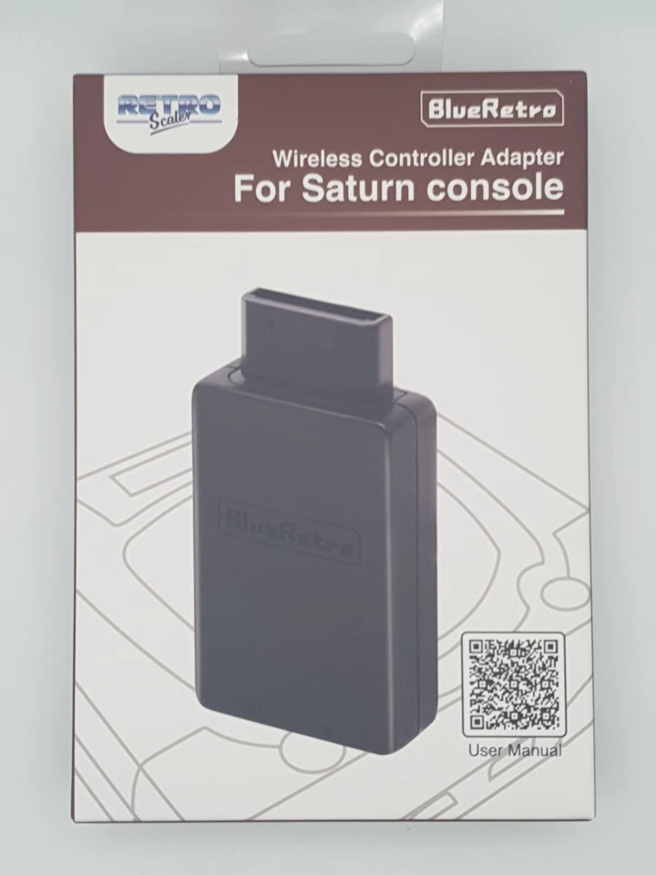 BlueRetro Sega Saturn Wireless Bluetooth Adapter Receiver Blue Retro - UK STOCK - Image 4 of 4