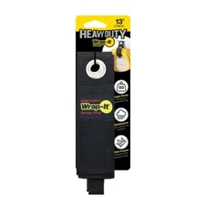 Wrap-It Storage Heavy-Duty 2 in. W X 13 in. L Black Storage Straps 50 lb 2 pk