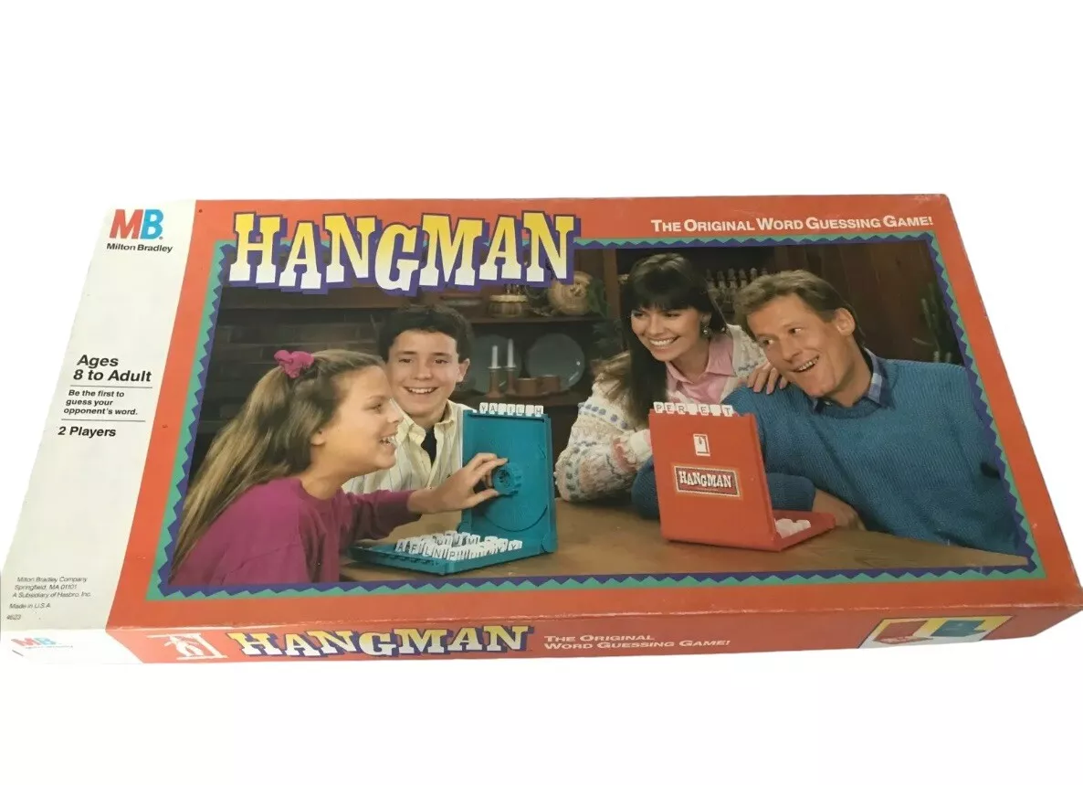  Milton Bradley 1988 Hangman Board Game : Toys & Games