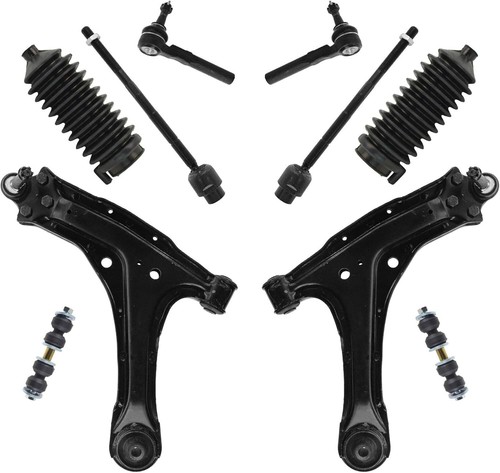 TRQ PSA58964 10 Piece Steering & Front Suspension Kit Control Arm Tie Rods - 第 1/6 張圖片