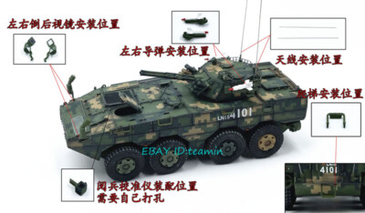 New China ZBL-08 Wheeled Infantry Combat Vehicle Jungle Camouflage