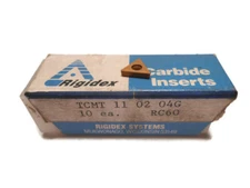 Rigidex TCMT 110204G RC60 Carbide Inserts TIN Coated 10 Pieces