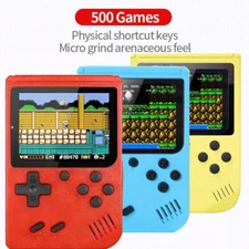 New Mini Retro Video Game Console 500 Games Portable Handheld Kids Game Console